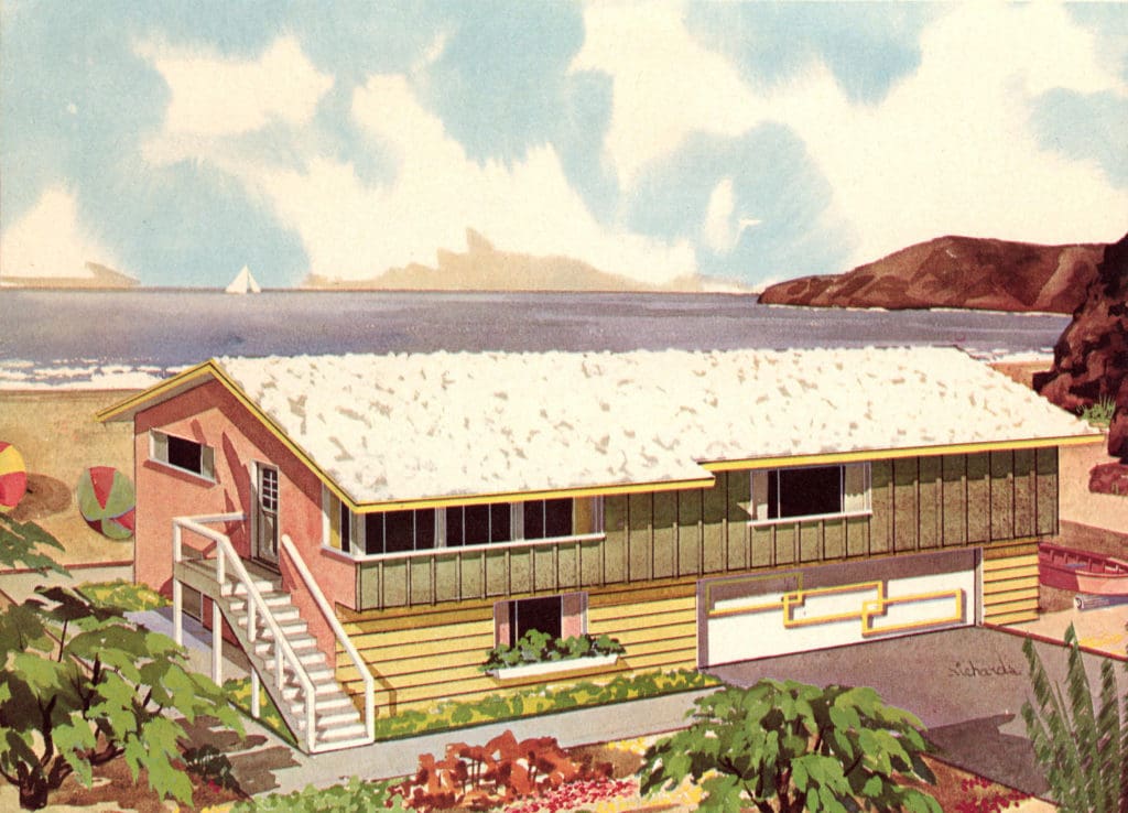 1950s Aesthetic -1950s Beach House
