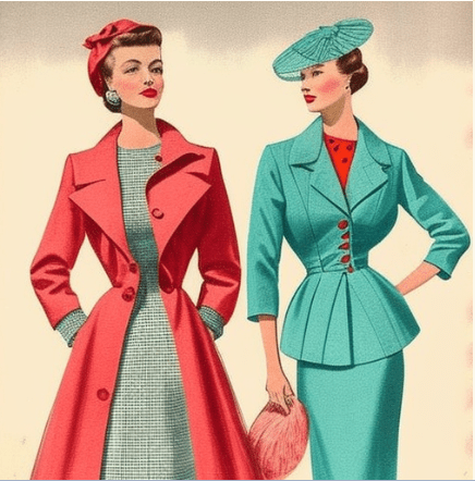 1950s Aesthetic - Women's Suits