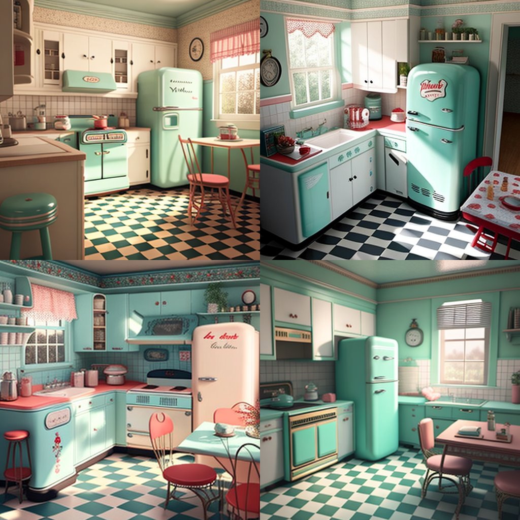 1950s kitchen appliances