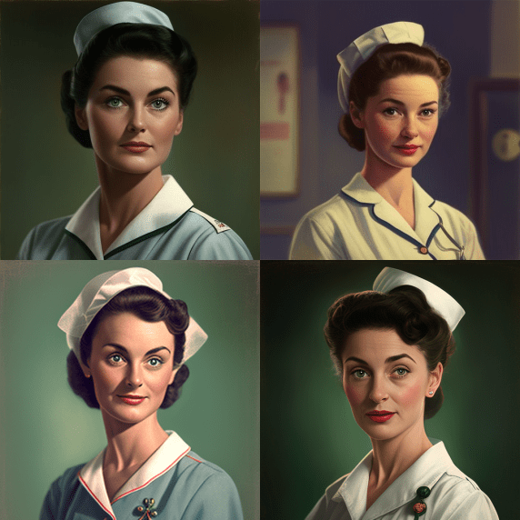 1950s Fashion - Nurses