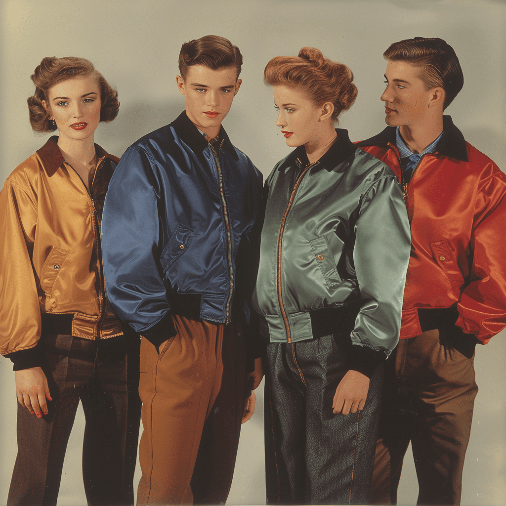 Dive into the captivating fusion of bomber jackets and 1950s fashion, as we unravel the story behind these iconic garments. From their emergence as symbols of rebellion to their enduring popularity in contemporary fashion, explore the rich cultural tapestry woven by bomber jackets throughout the decades.
