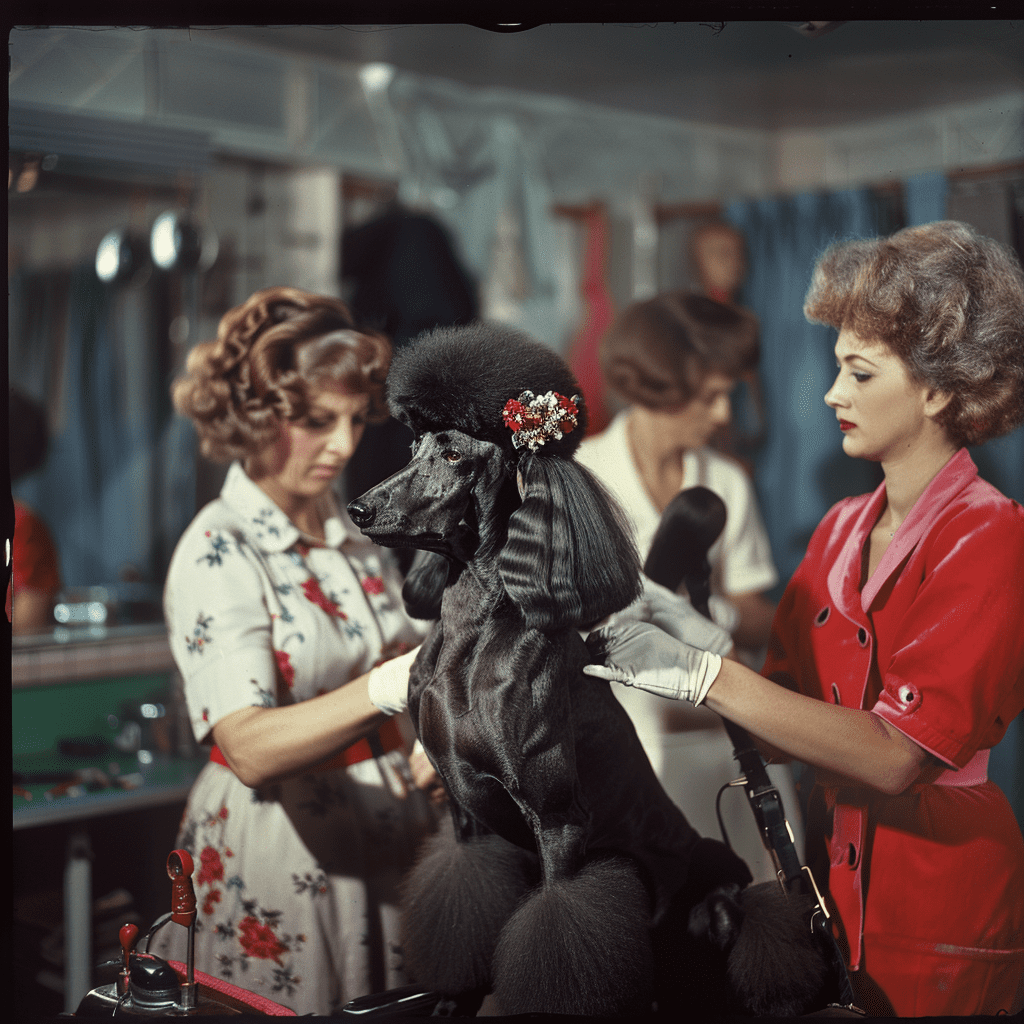The Special Poodle Grooming of the 1950s