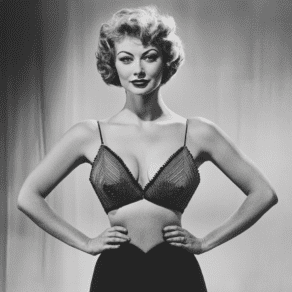 1950s fashion bullet bra