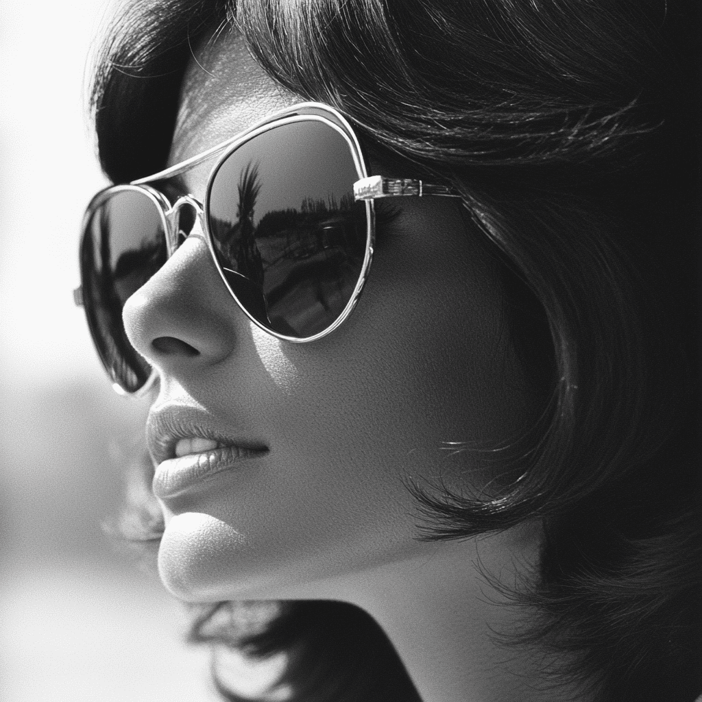 1970s fashion oversized sunglasses