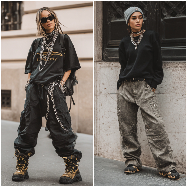 Baggy Jeans and Cargo Pants for Women: 90s Fashion