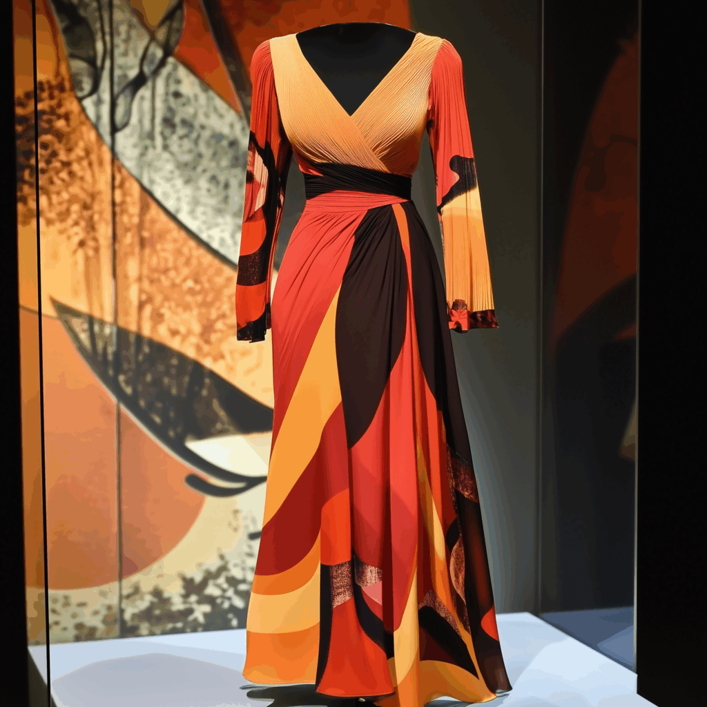70s fashion Diane von Furstenbergs wrap dress