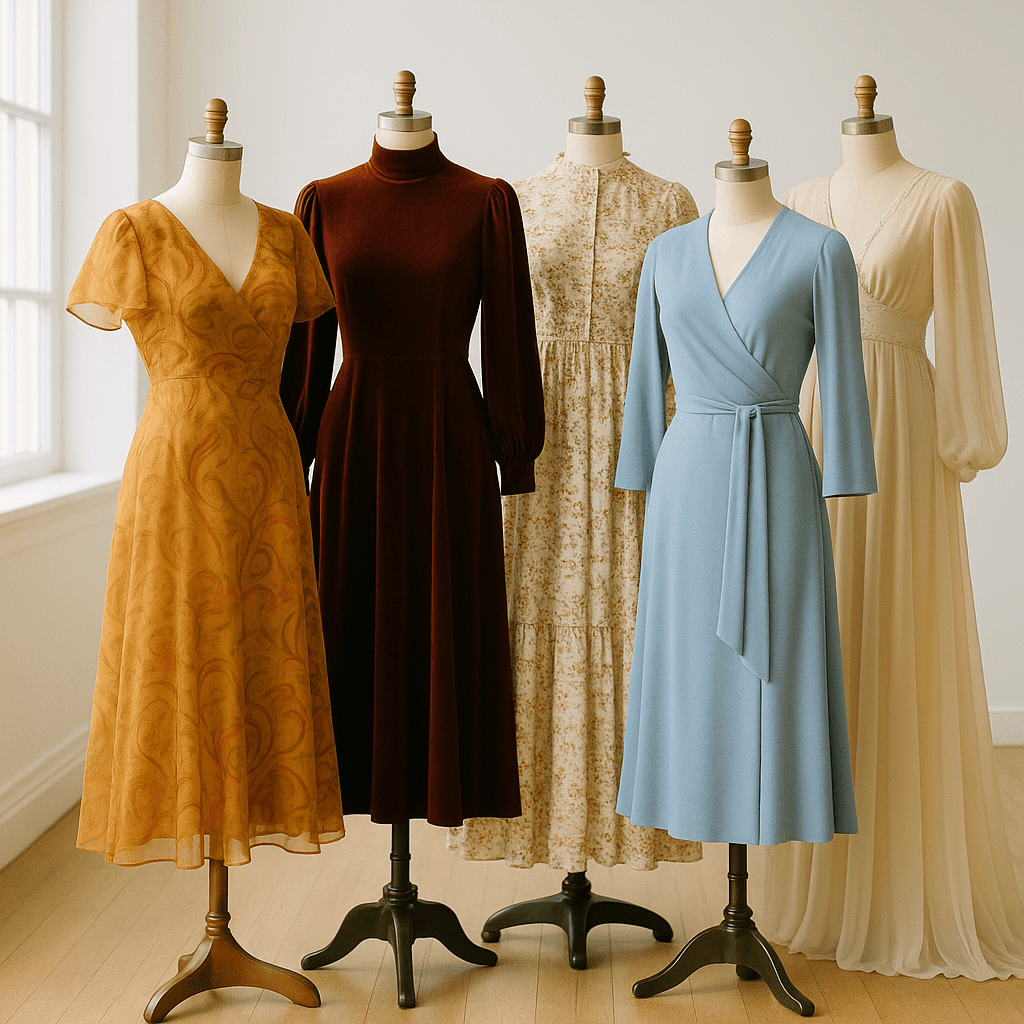 1970 Dress Style: The Decade of Many Silhouettes